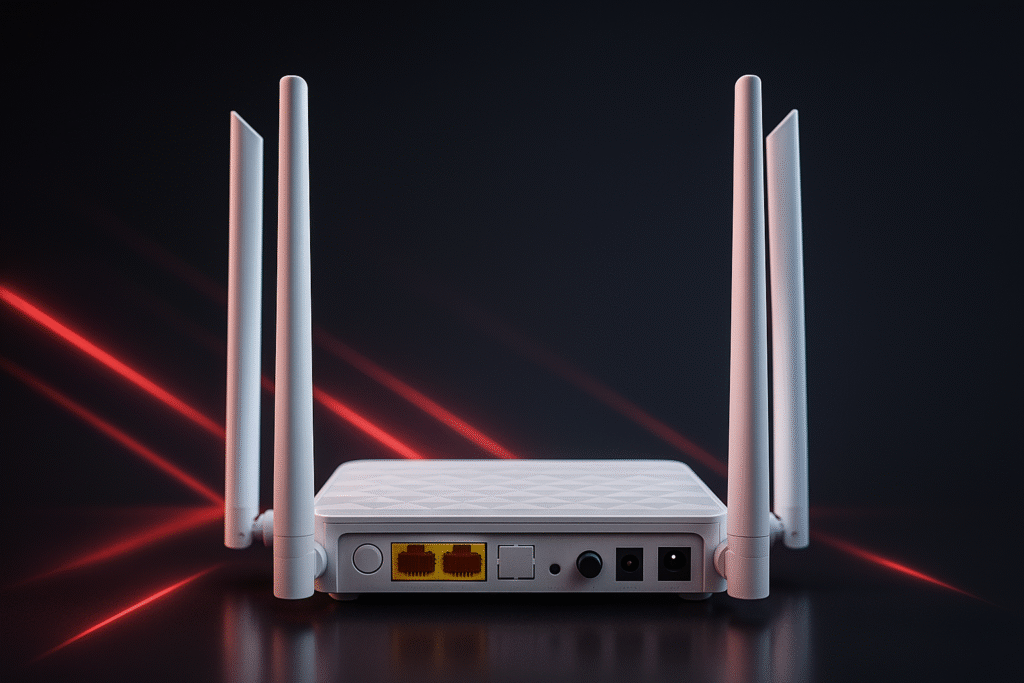 20250928_1126_Futuristic Router Showcase_remix_01k67n2598e9rvrr0dmdjywm4s